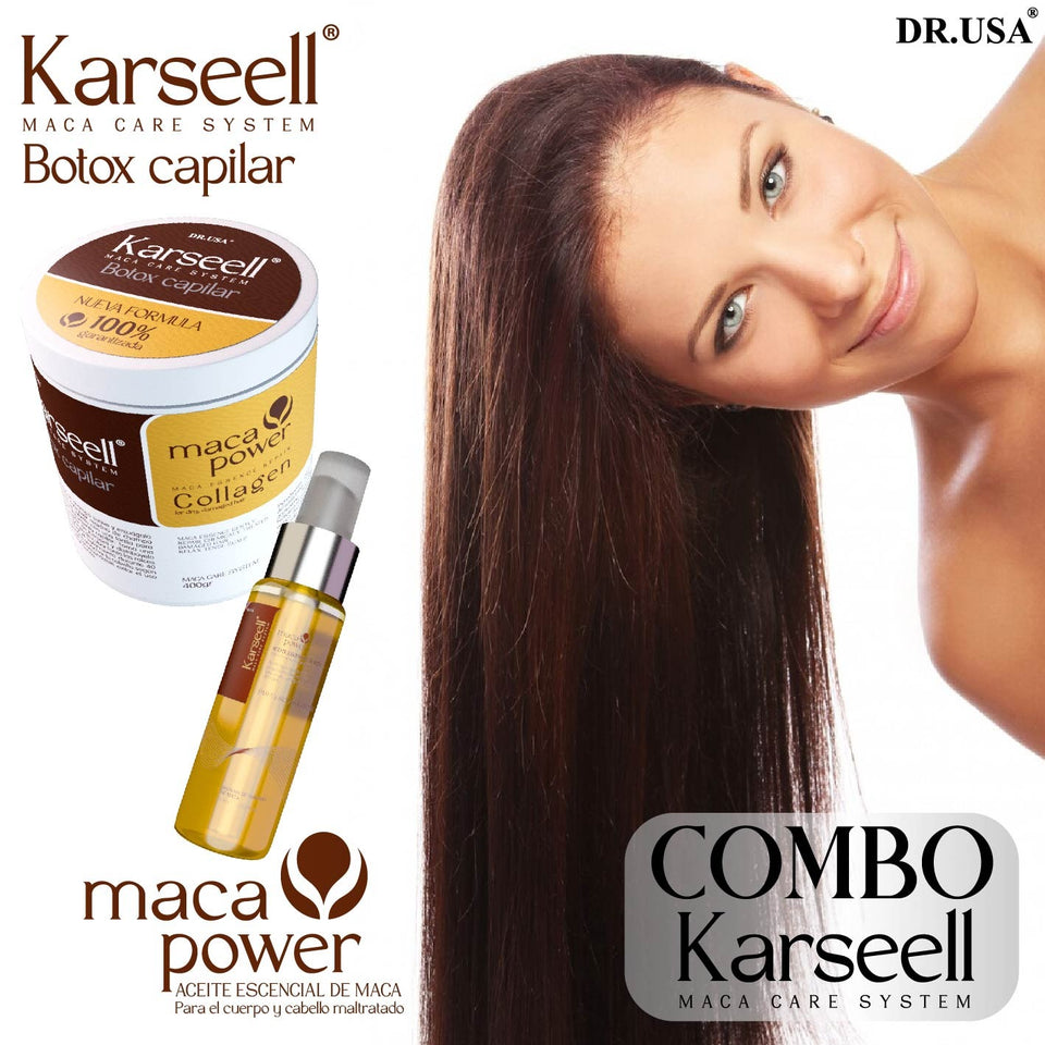 Combo Karseell (Shampoo, Botox y Aceite Esencial)