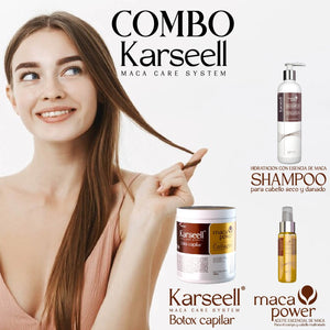 Combo Karseell (Shampoo, Botox y Aceite Esencial)